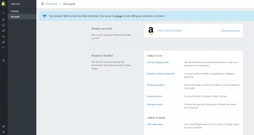 Погодьтеся з вимогами Amazon MWS і тепер ваш аккаунт успішно приєднаний до Shopify