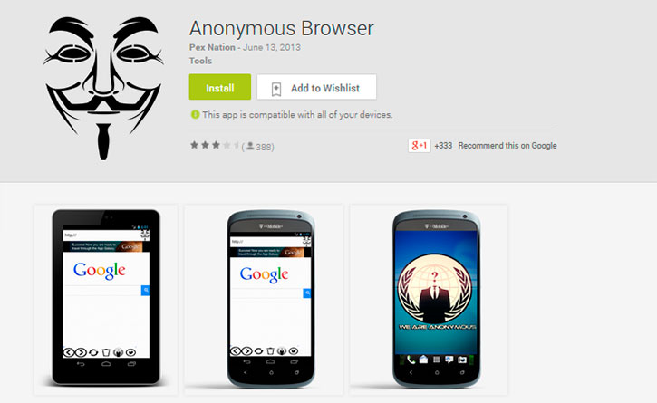 Anonymous Browser