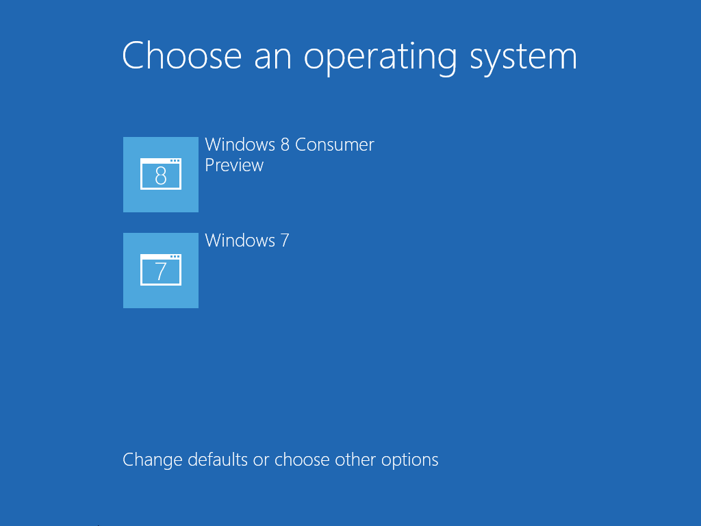 Потім ще раз перезавантажуємо комп'ютер і потрапляємо у вікно вибору операційної системи