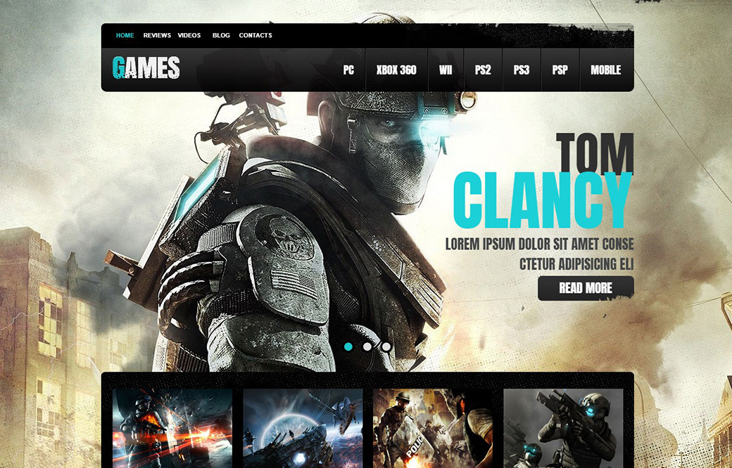 Game Portal Website