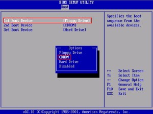 Змінити налаштування в BIOS можна зазвичай на вкладці Boot або Advanced BIOS Futures в залежності від виробника і версії BIOS