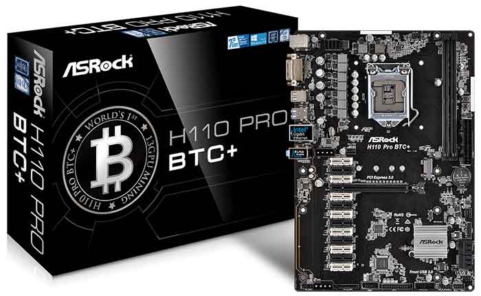 ASRock H110 Pro BTC + Bitcoin