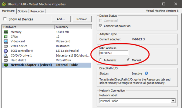 Для отримання MAC-адреси увійдіть в панель Robot -> «Server» -> виберіть сервер -> натисніть на значок праворуч від IP-адреси »