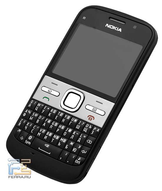 Лицьова сторона Nokia E5-00